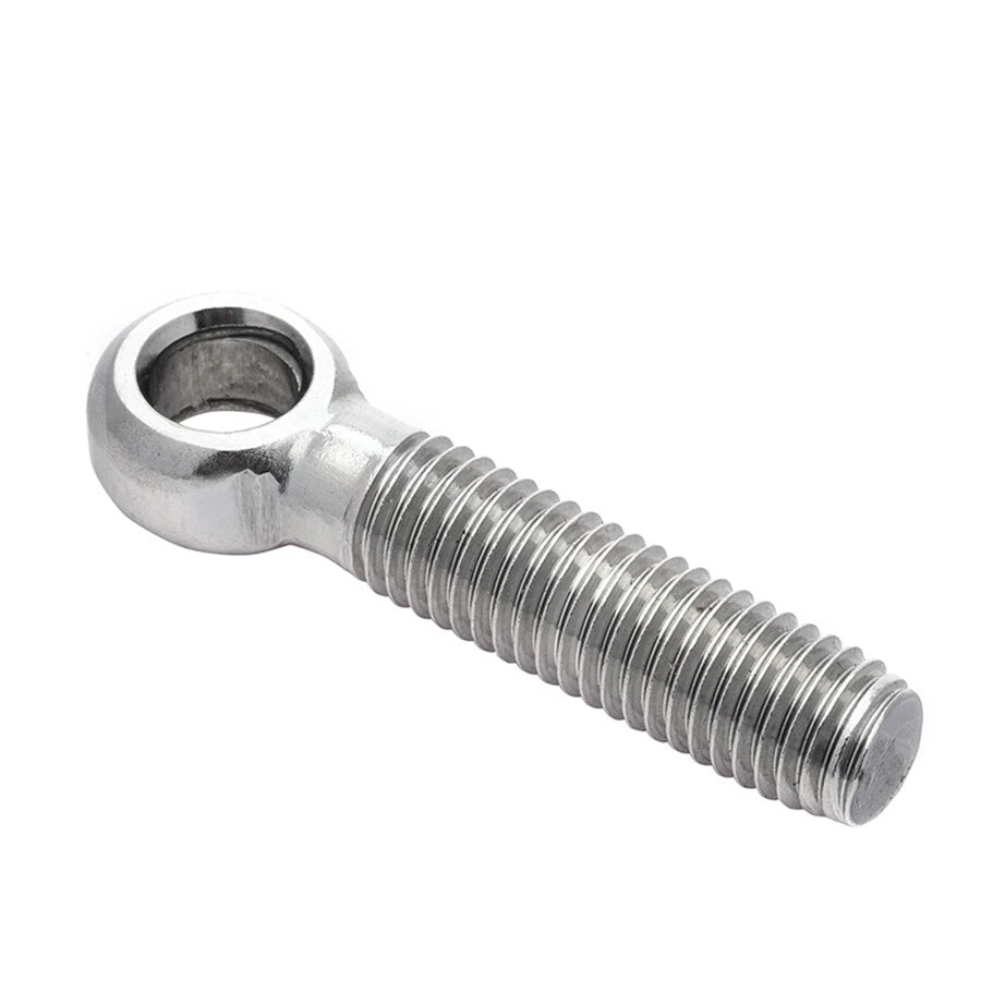 A2 Stainless Steel Eye Bolts with Threaded Shank — M5 to M20 - HomeDIYer