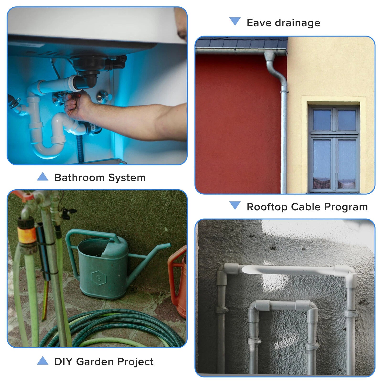 Rubber Lined P Clips Cable Mounting Hose Pipe Clamp Stainless Steel U Type 6-80