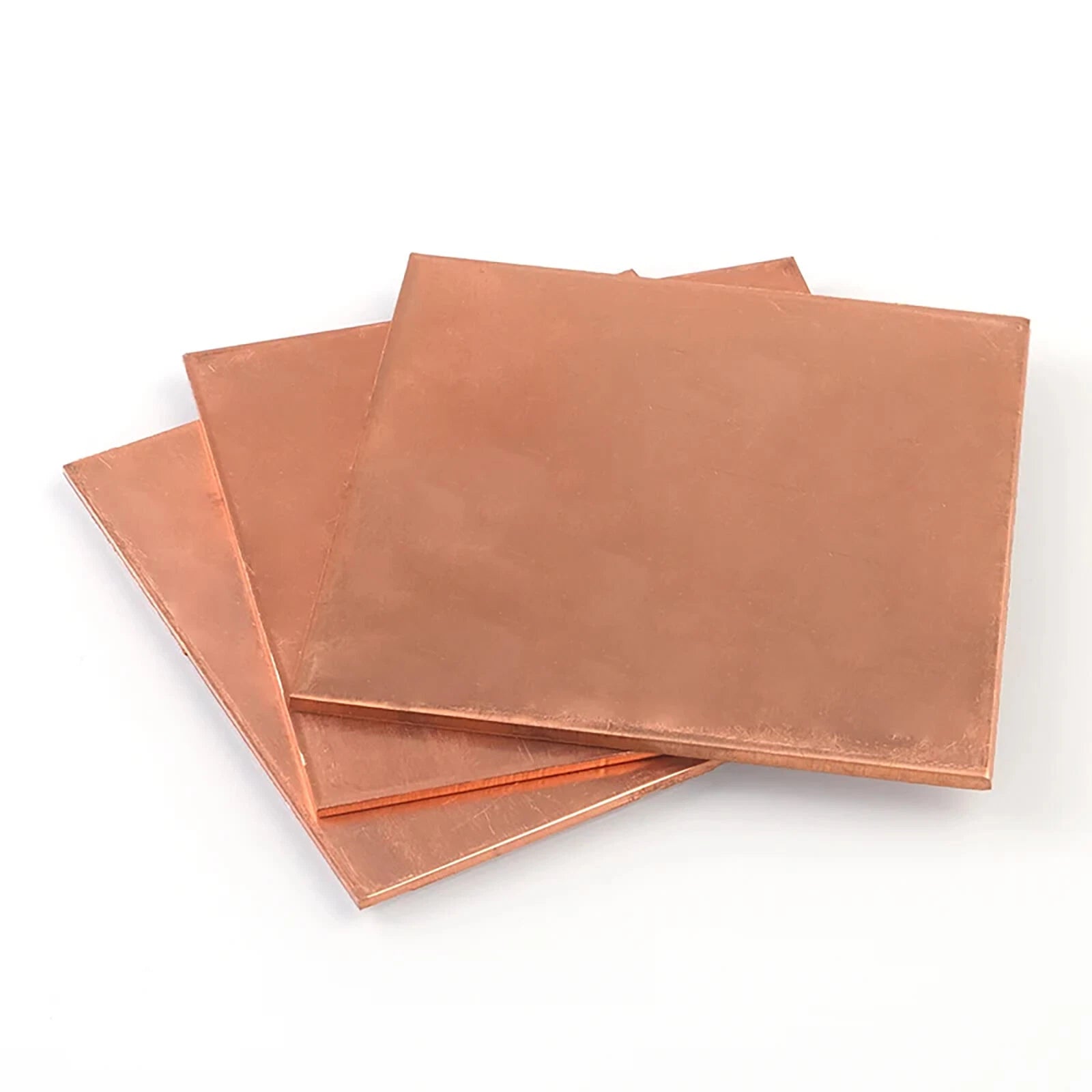 Copper Sheet T2 99.9% Pure Cu Metal Sheet Flat Stock Plate Thick 0.5mm-10mm