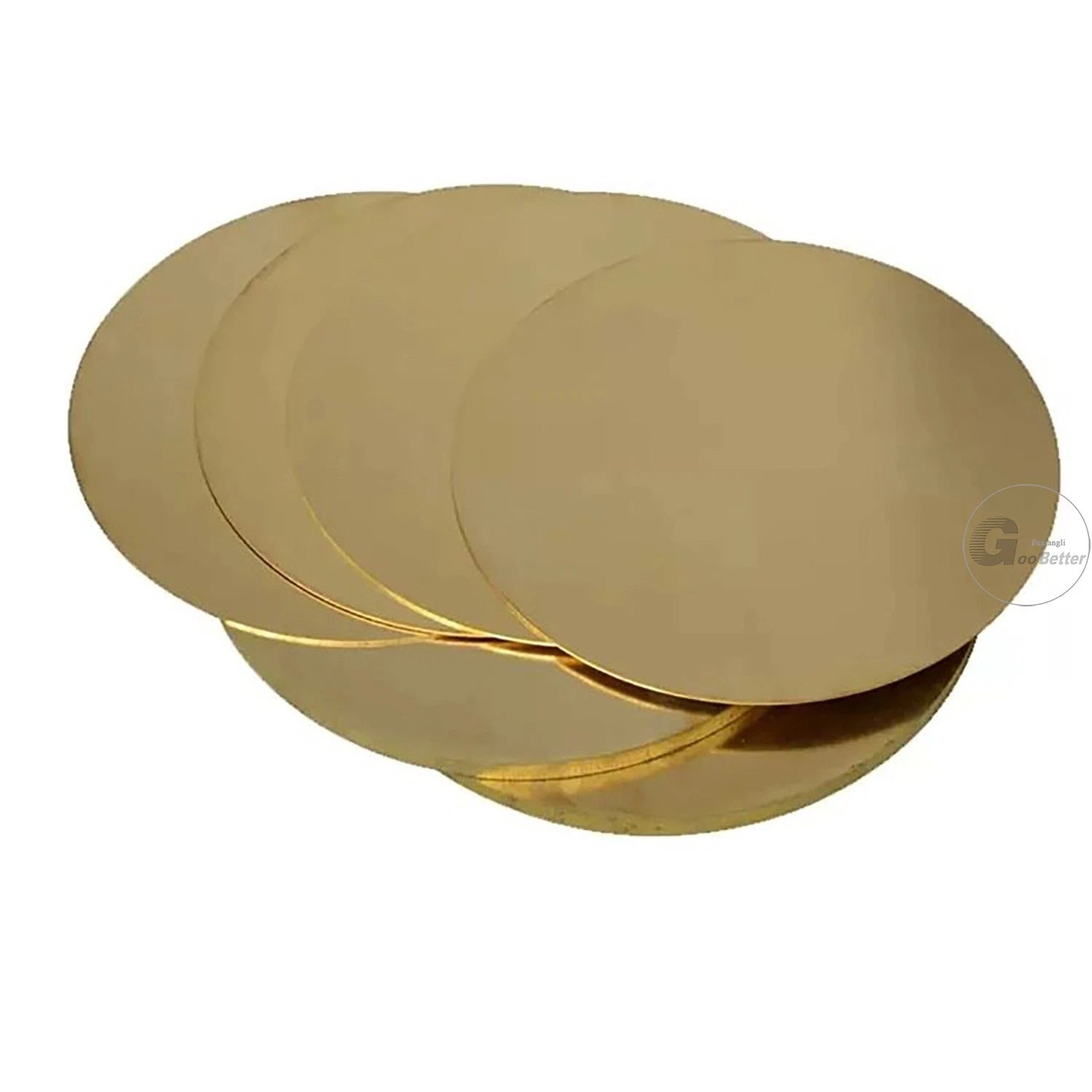 H62 Brass Solids Discs Blanks Metal Round Sheets OD10mm to 200mm Thick 5mm 6mm