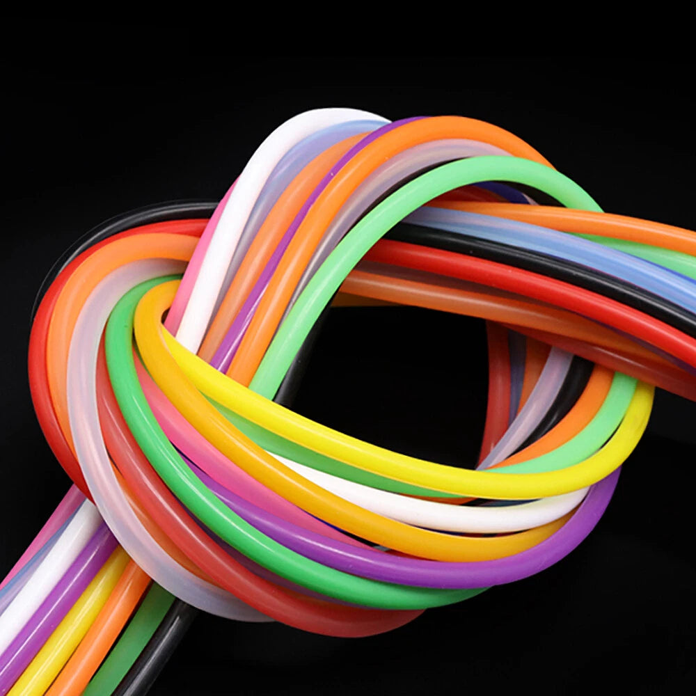 Food Grade Silicone Vacuum Hose Tube — Flexible Rubber Pipe, 0.5–60mm ID, Multiple Colors
