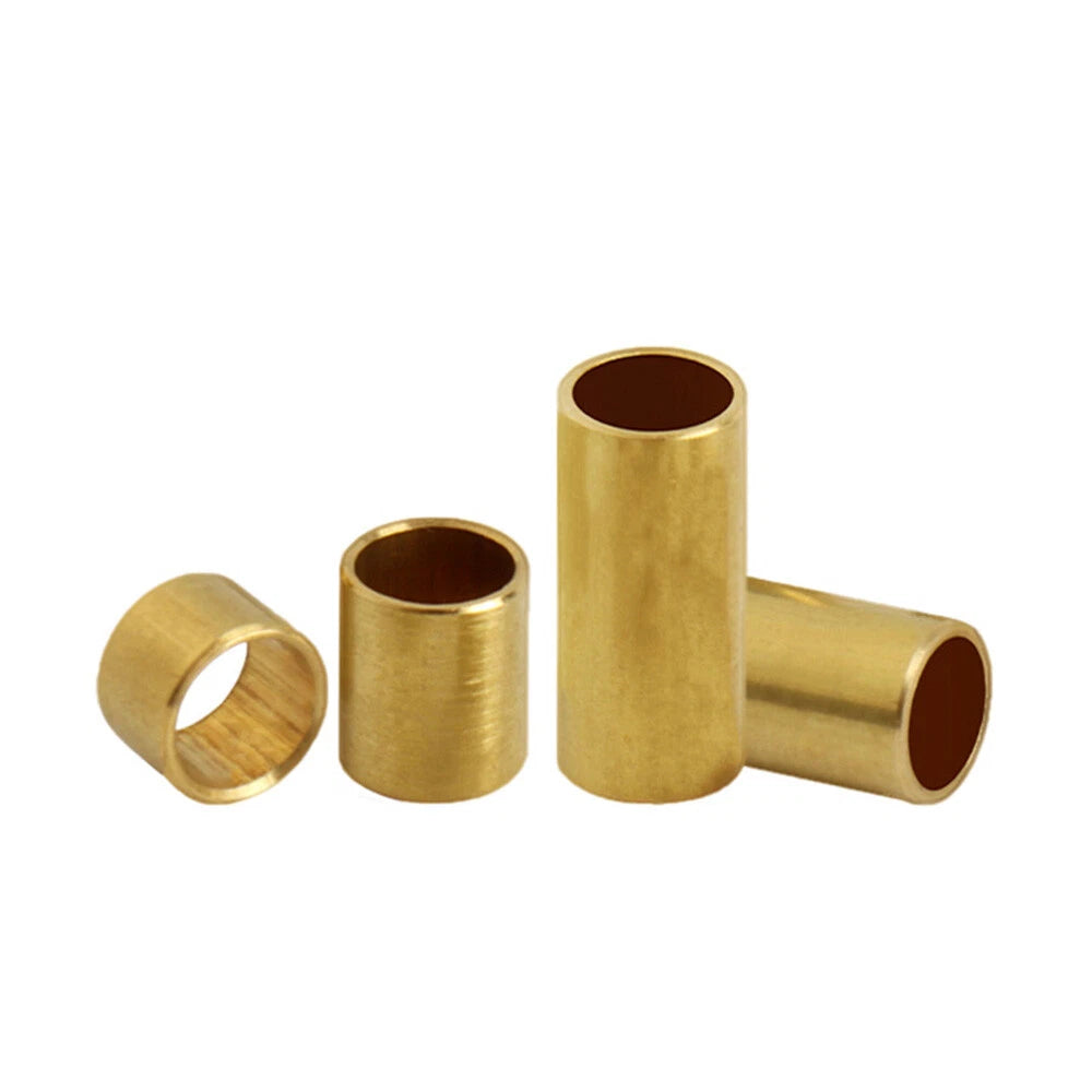 Seamless Brass Round Tube — Inner Dia 2mm to 5mm, Multiple Lengths