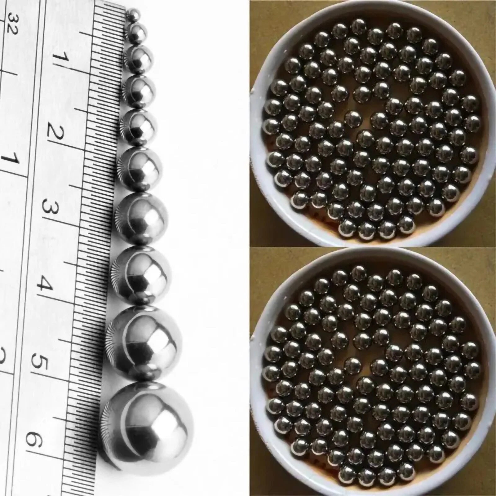 Solid Ball Bearings Carbon Steel Dia 1mm 2mm 3mm 4mm to 200mm High Precision