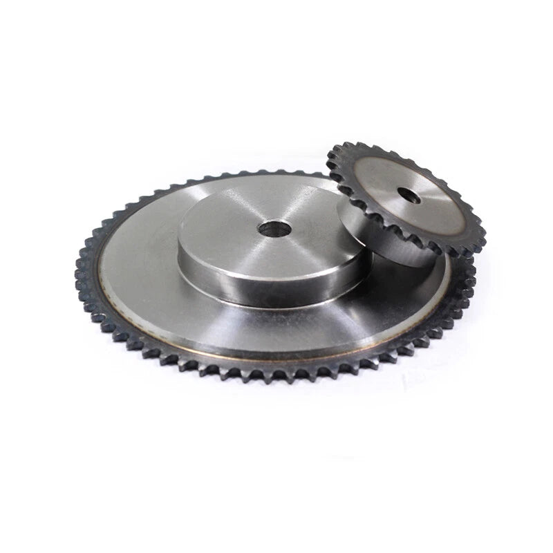 Roller Chain Drive Sprocket 1/4" 04C 8T-80T Pitch 6.35mm 45# Steel 25H Sprocket