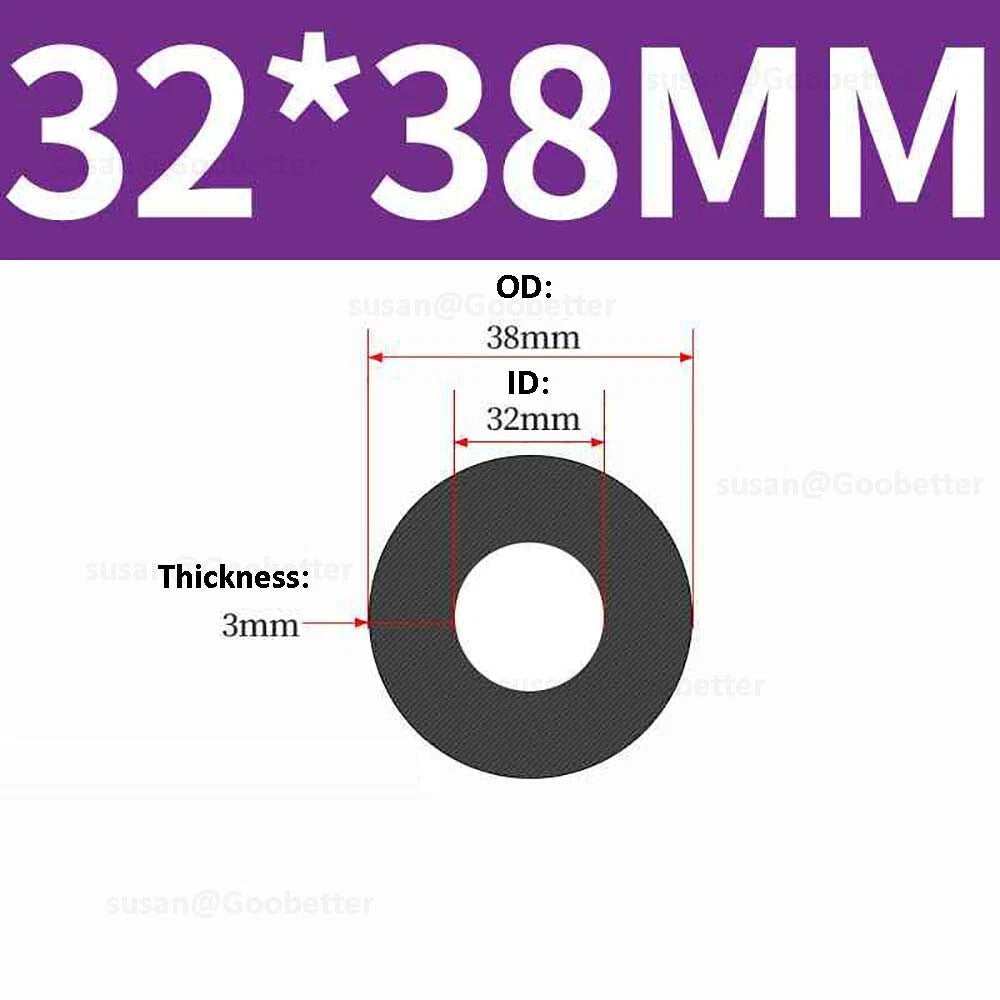 Silicone Hose Pipe Tube Water Air Black Rubber Tubing Tube ID 0.5mm to 38mm