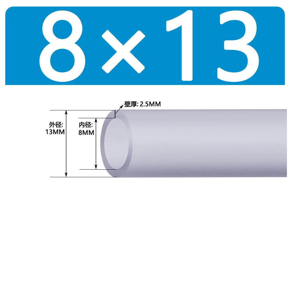 Food Grade Clear Silicone Tube Beer Milk Hose Pipe Soft Rubber ID 0.5mm - 38mm