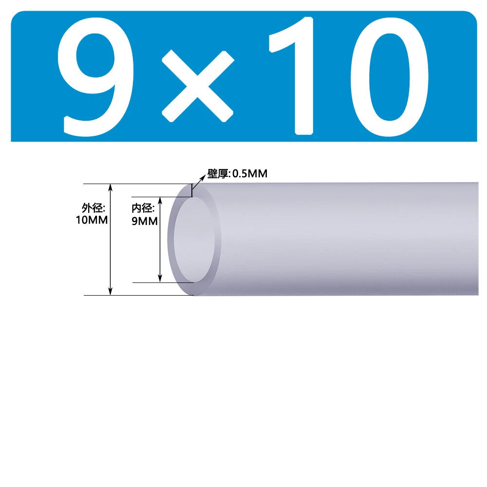 Food Grade Clear Silicone Tube Beer Milk Hose Pipe Soft Rubber ID 0.5mm - 38mm