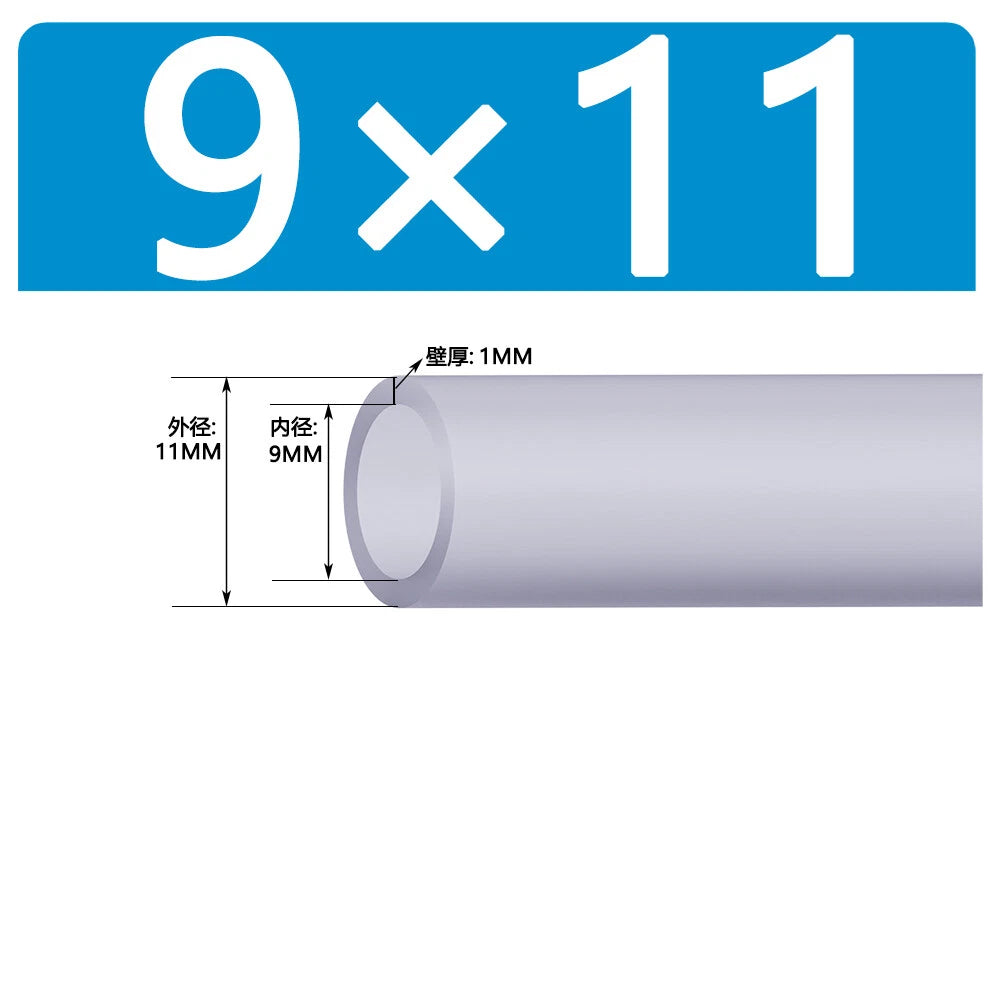 Food Grade Clear Silicone Tube Beer Milk Hose Pipe Soft Rubber ID 0.5mm - 38mm