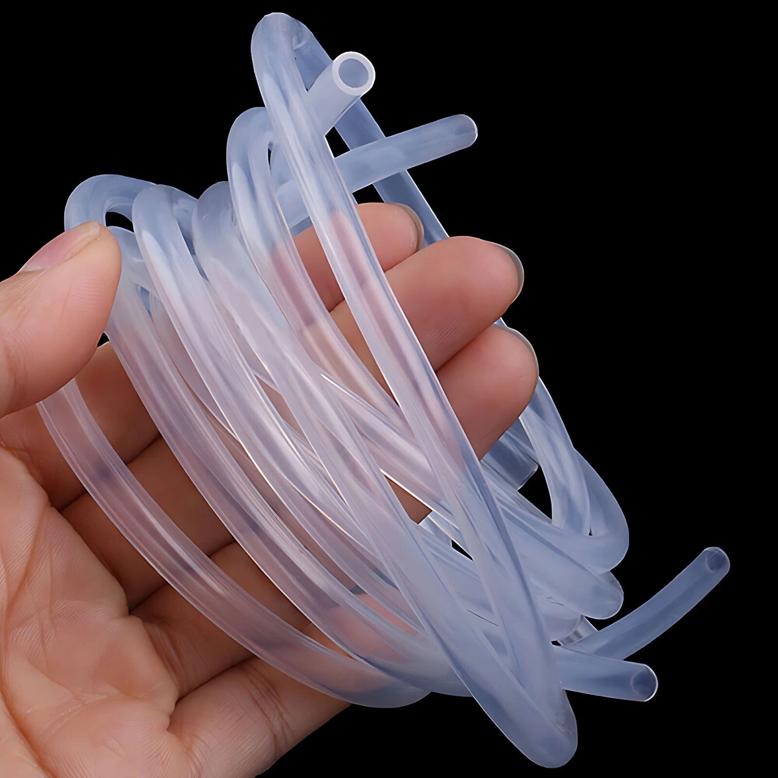 Food Grade Clear Silicone Tubing — Flexible Transparent Hose for Beer, Milk & Fluid Transfer