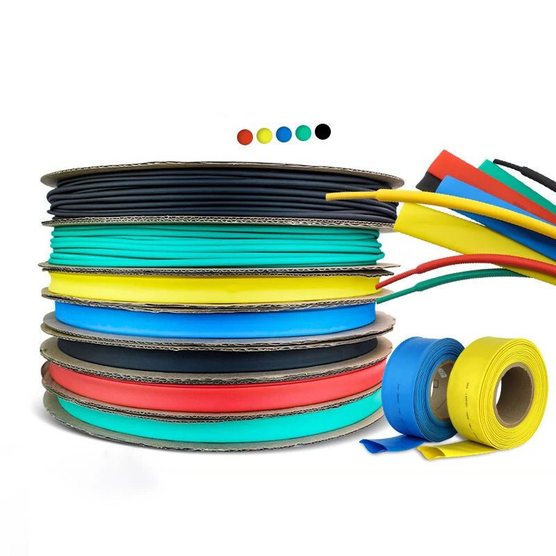 Heat Shrink PVC Battery Wrap Sleeves — 43mm to 66mm, 15 Colors - HomeDIYer