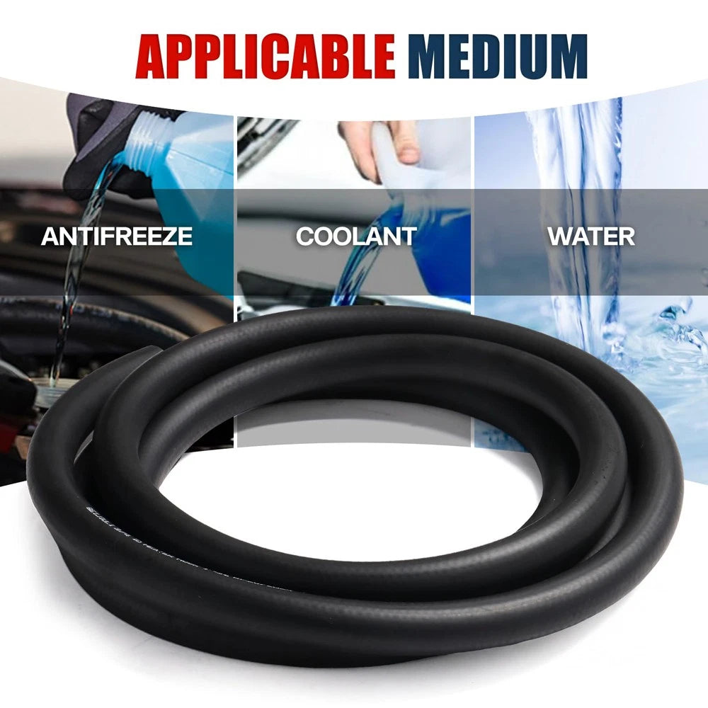 EPDM Flexible Coolant Hose — Car Heater & Radiator Water Pipe, SAE J20R3