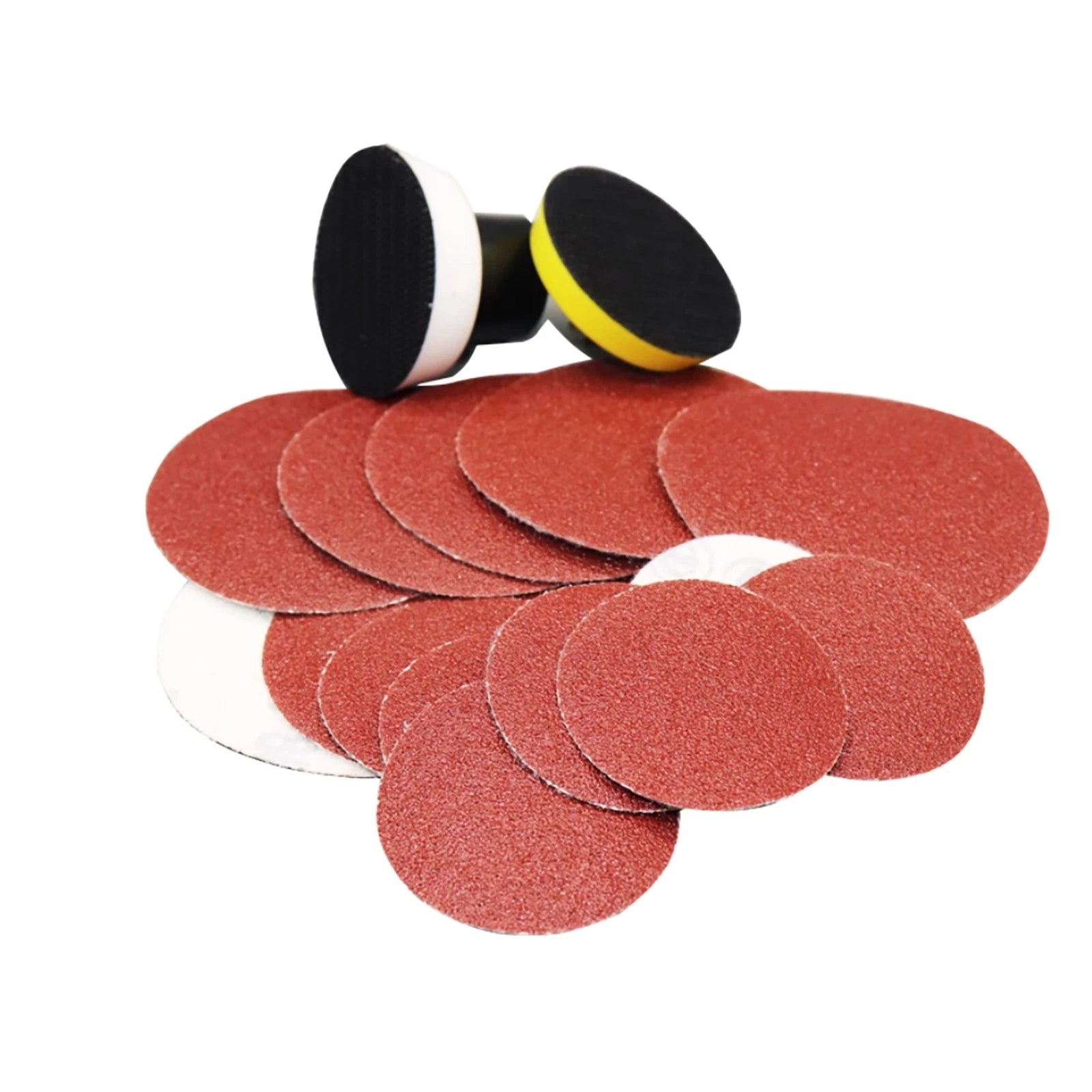 75mm - 225mm Wet & Dry Sanding Discs Sandpaper Film Hook and Loop Pads All Grit