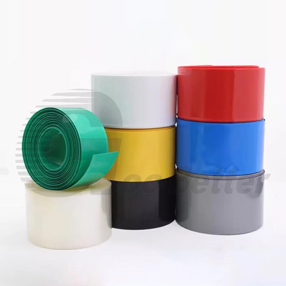 PVC Heat Shrink Tubing for RC Battery Packs — 55mm to 103mm, Multiple Colors - HomeDIYer