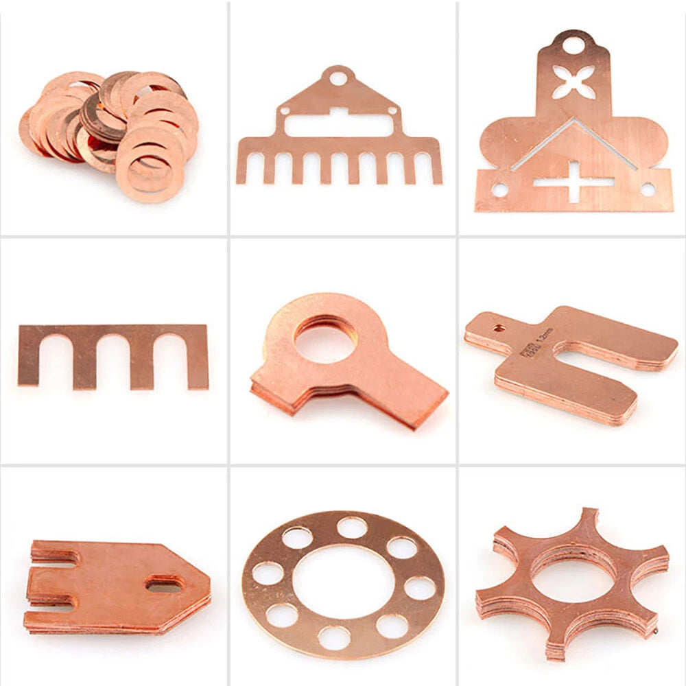 99.9% Pure Copper Cu Thin Metal Sheet Roll Foil Plate Strip T2 Thick 0.01mm-1mm