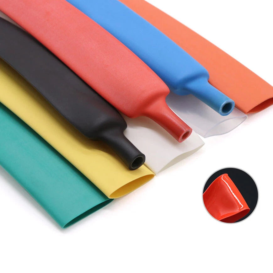 3:1 Heat Shrink Tubing with Adhesive Glue Lining — Φ1.6mm to Φ30mm