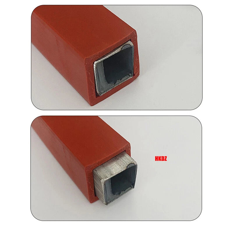 Square Silicone Rubber Hollow Tube Pipe Protector Seal Strips Width 2.5mm~108mm