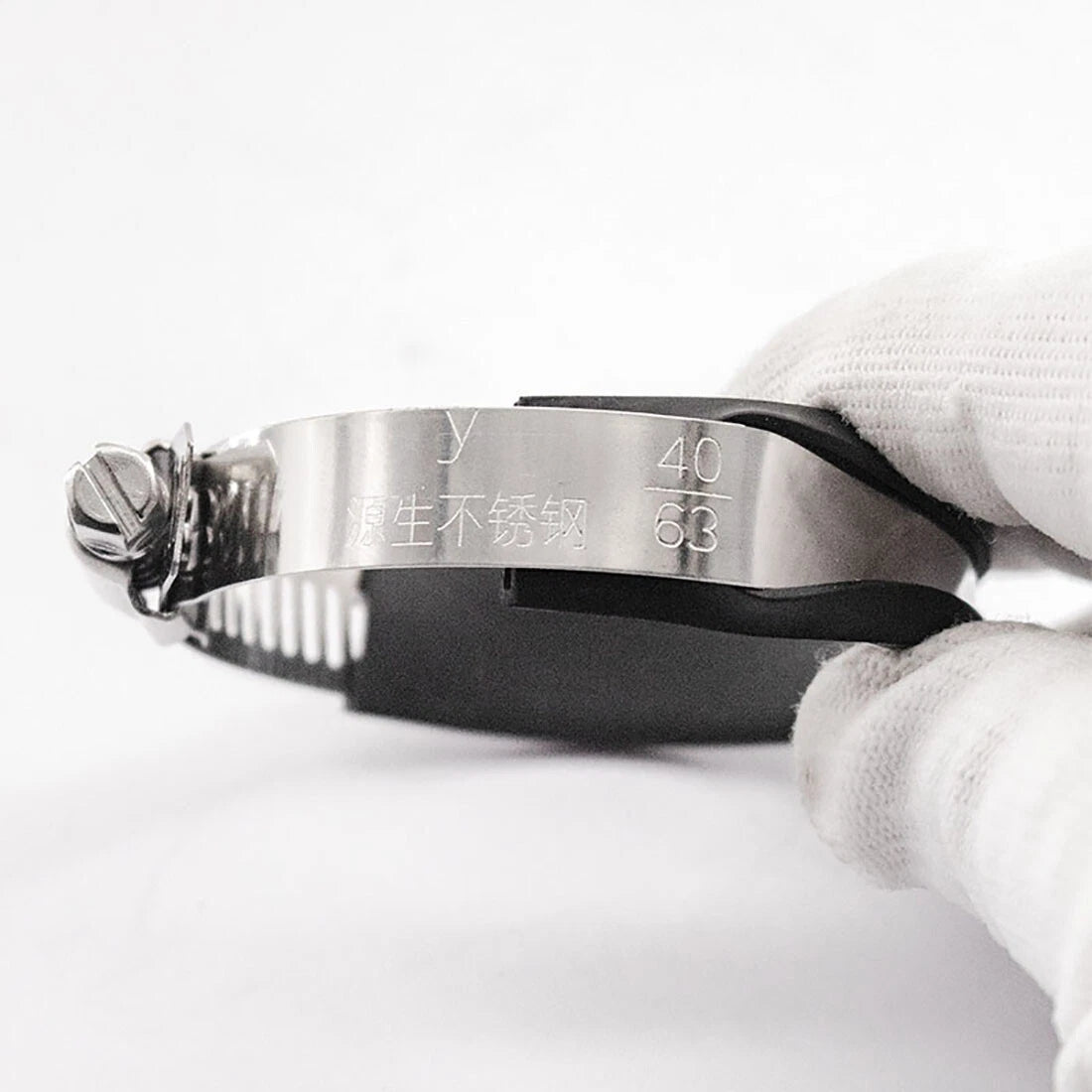 Rubber Lined Hose Clamps Jubilee type For Wiring Pipes Cables - Slotted/Phillips