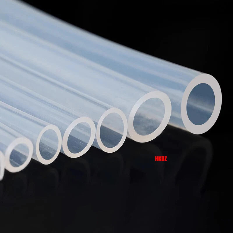 OD 4mm~44mm Food Grade Clear Silicone Rubber Soft Tube Water Milk Beer Hose Pipe