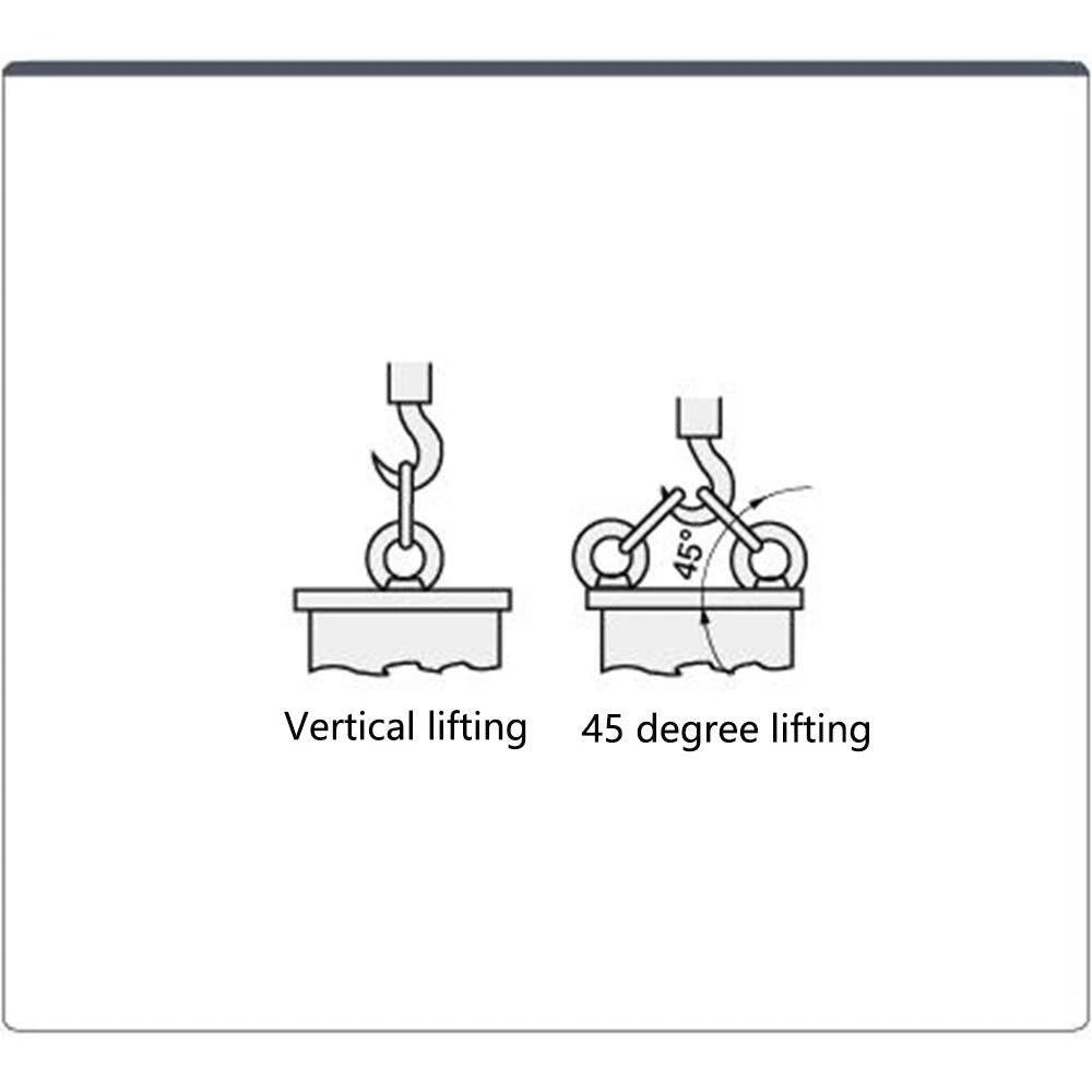 A2 Stainless Steel Lifting Eye Bolts DIN 580 — M3 M4 M5 M6 M8, 9mm–200mm - HomeDIYer