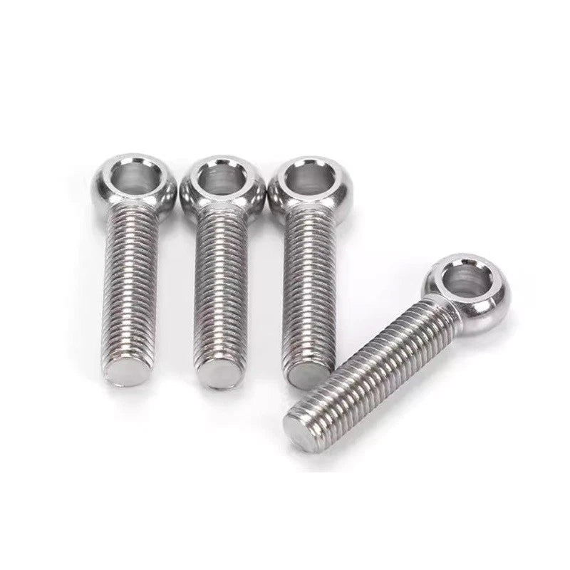 Forged Eye Bolts A2 Stainless Steel Full Thread — M6 to M30, 25–390mm - HomeDIYer