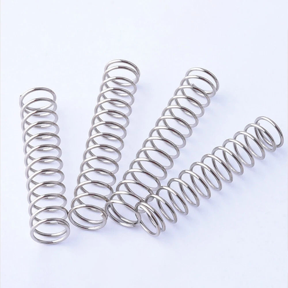 1.5mm-2.0mm Wire Dia 60-100mm Length Stainless steel Pressure Compression Spring