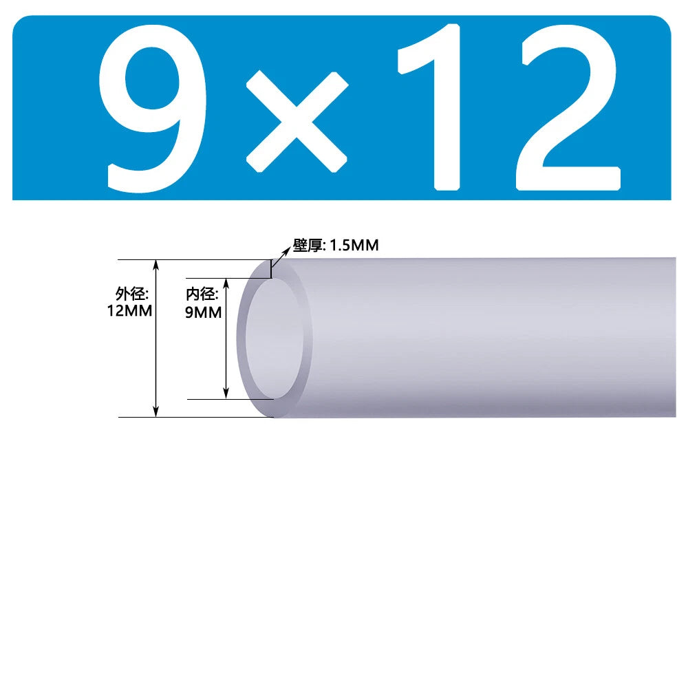 Food Grade Clear Silicone Tube Beer Milk Hose Pipe Soft Rubber ID 0.5mm - 38mm
