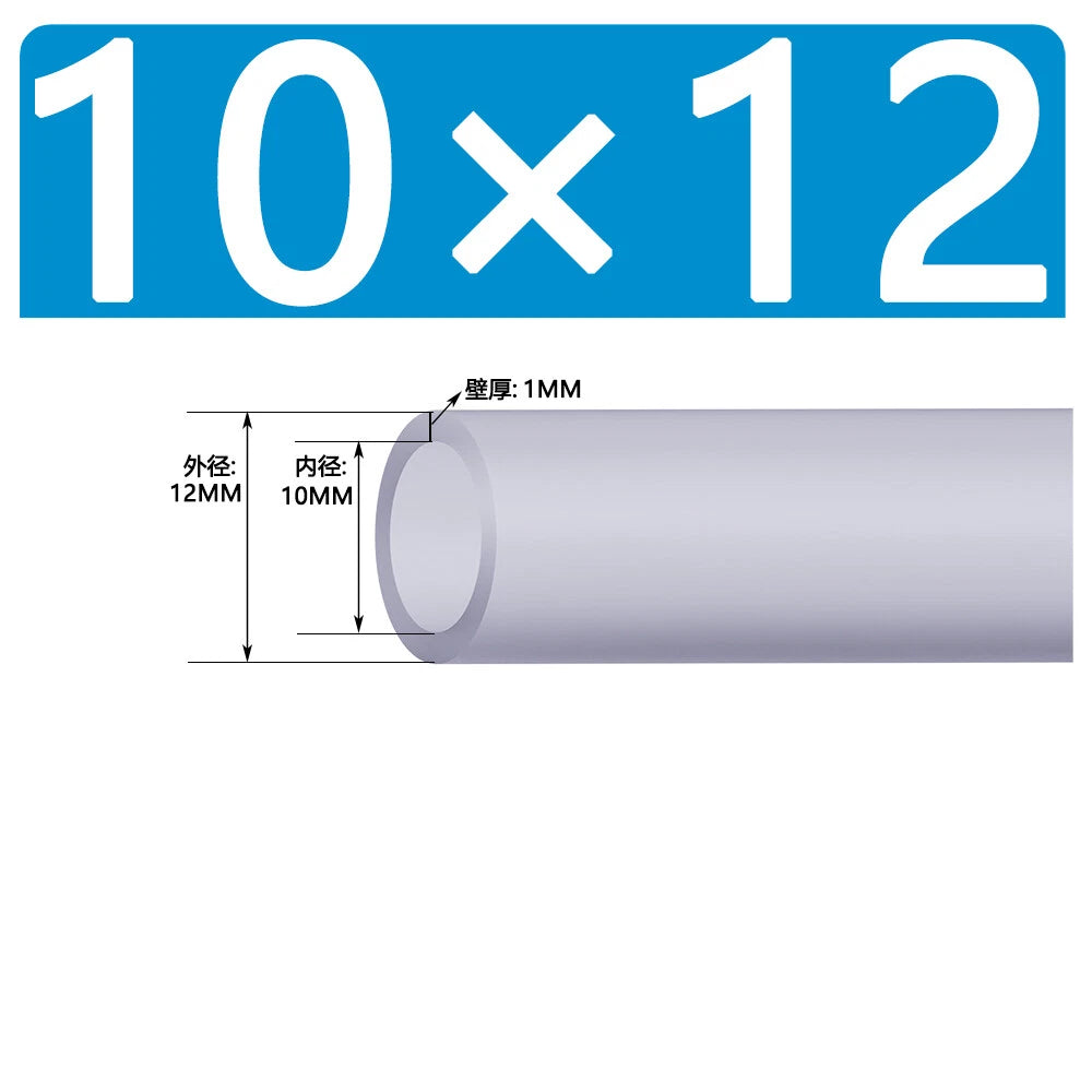 Food Grade Clear Silicone Tube Beer Milk Hose Pipe Soft Rubber ID 0.5mm - 38mm