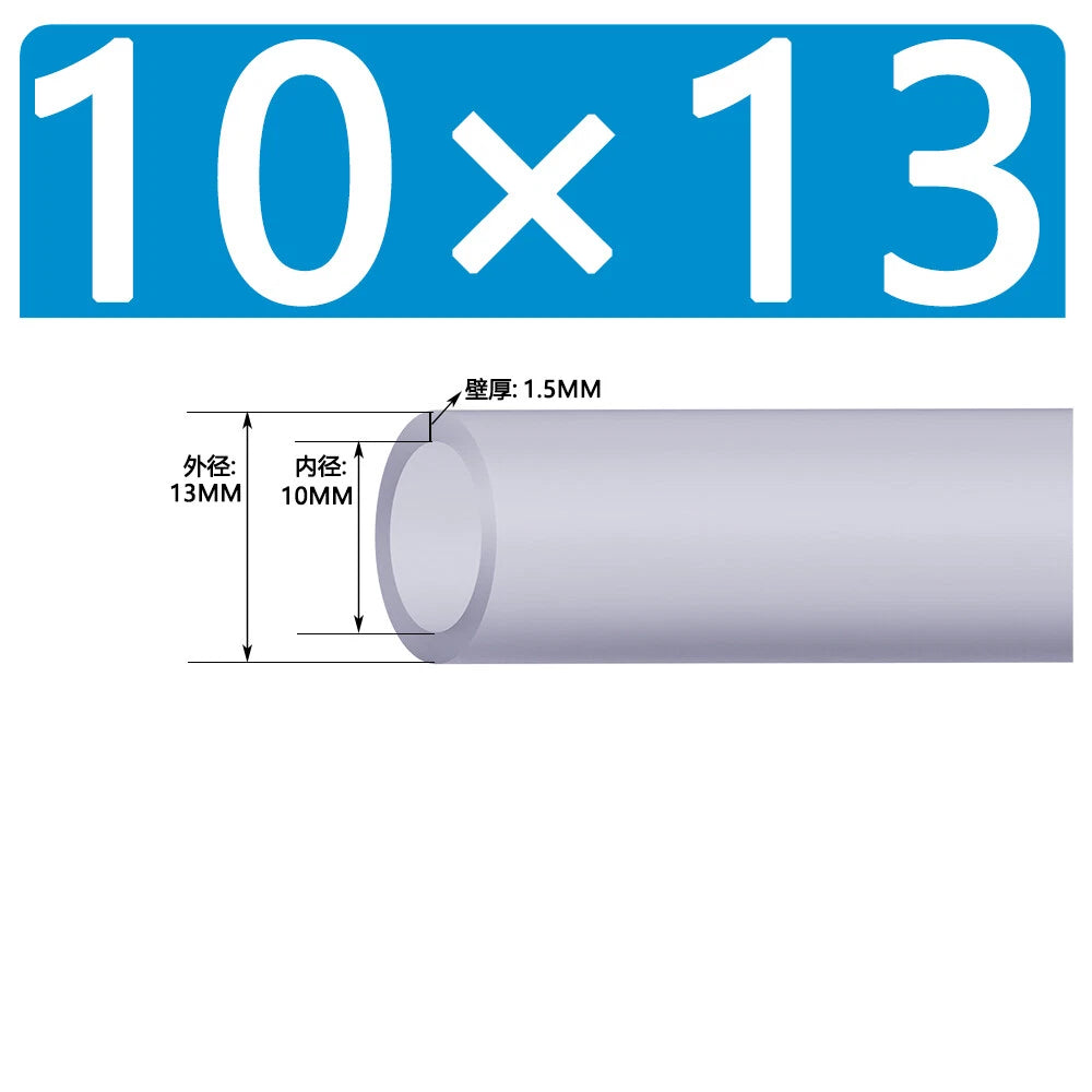 Food Grade Clear Silicone Tube Beer Milk Hose Pipe Soft Rubber ID 0.5mm - 38mm