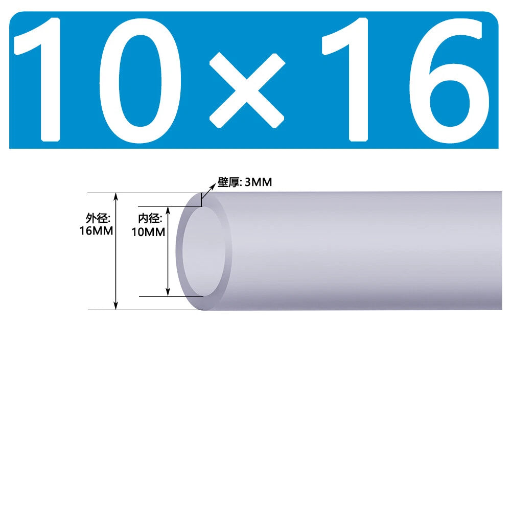 Food Grade Clear Silicone Tube Beer Milk Hose Pipe Soft Rubber ID 0.5mm - 38mm