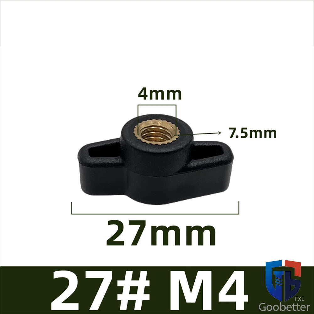 Male Wing Knob Bolt M5 M6 M8 Clamping Thumb Nut Z-handles Screws Stainless Steel