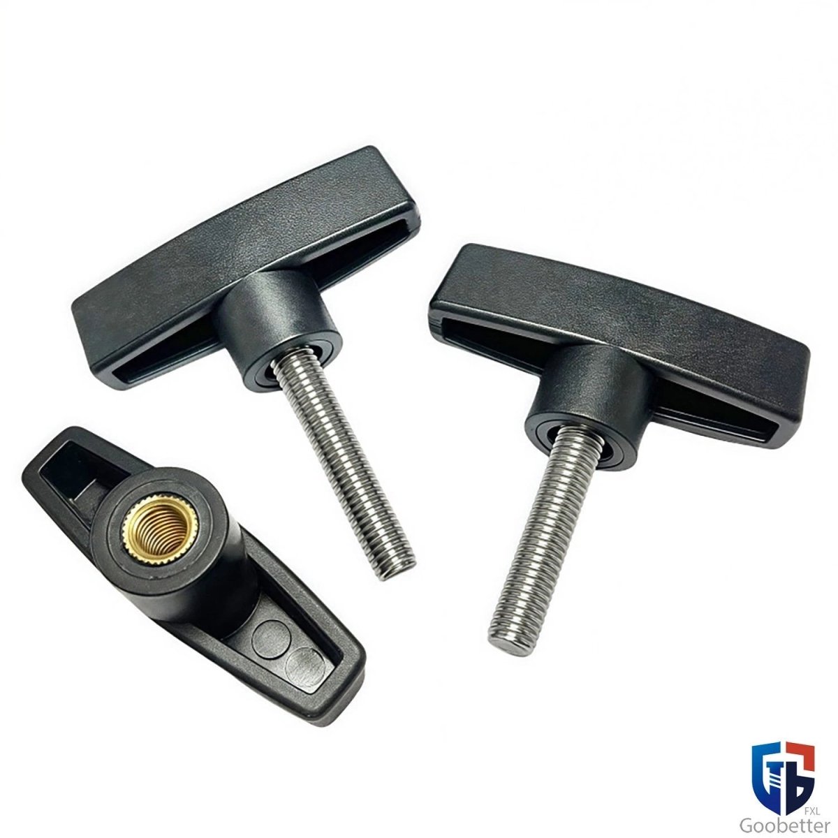 M6 M8 M10 M12 T - Handle Thumb Screws — Wing Knob Clamping Bolts with Flange Nut - HomeDIYer