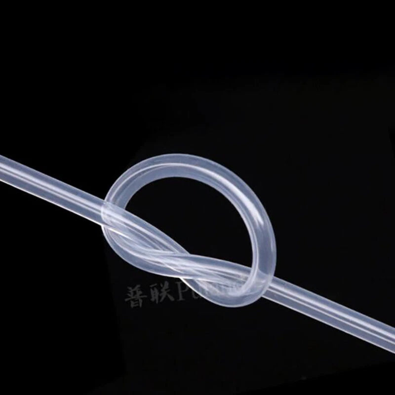 Food Grade Silicone Tubing — Transparent Rubber Hose ID 0.5–60mm for Brewing, Milk & Fluid Transfer