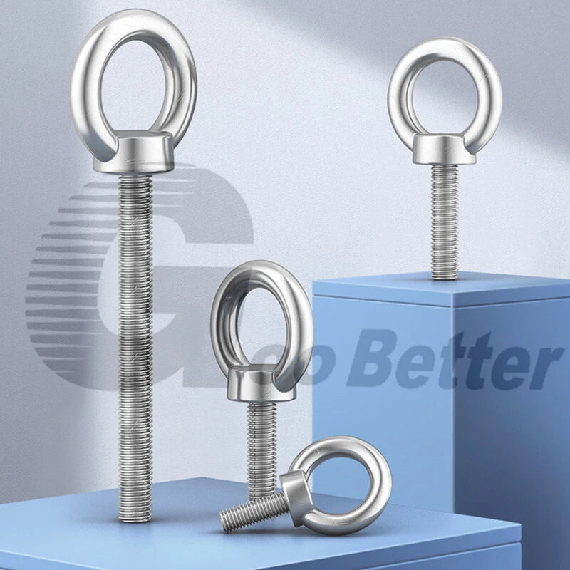 Lifting Eye Bolts A2 304 Stainless Steel M4 M5 M6 M8 M10 M12 M14 M16 M18 M20 M24