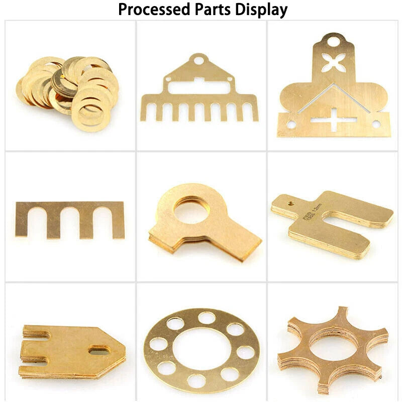 100~300mm CuZn40 H62 Brass Metal Flat Plate Square Sheet Foil Thick 0.5mm - 6mm