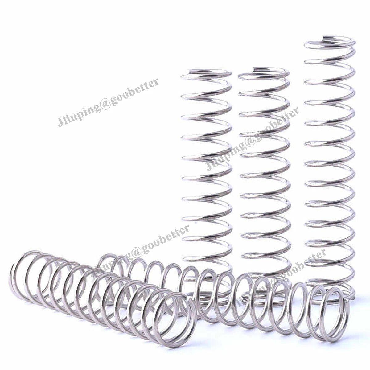 Compression Spring Wire Dia 2mm Stainless Steel Pressure Coil Springs OD 10-30mm