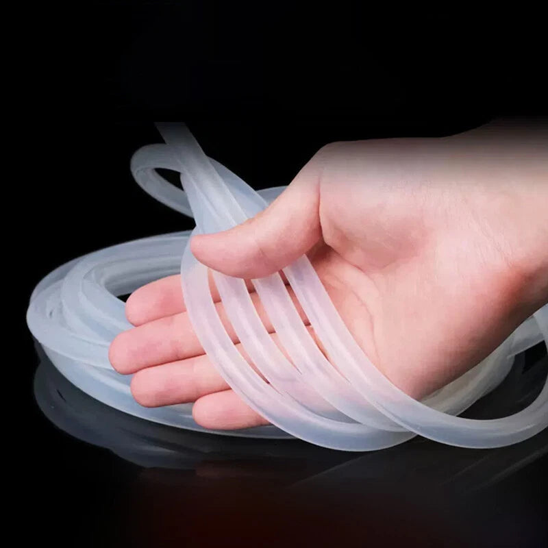 Clear Silicone Tubing — Food Grade Flexible Hose for Beer, Vacuum & Lab Use