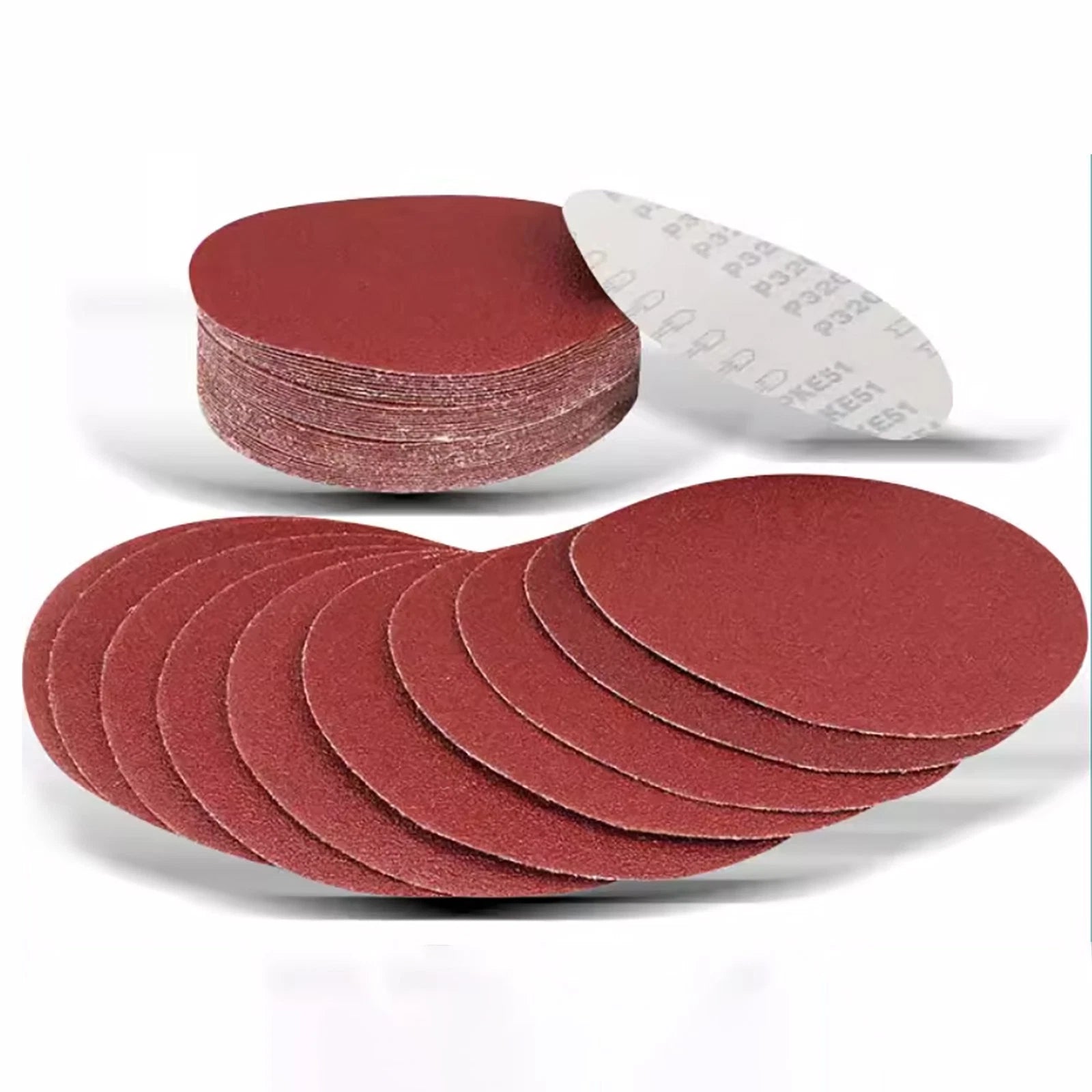 75mm - 225mm Wet & Dry Sanding Discs Sandpaper Film Hook and Loop Pads All Grit