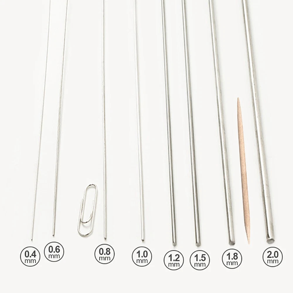 A2 Stainless Steel Wire Grade 304 Solid Soft and Hard Wires Dia 0.1mm - 3mm
