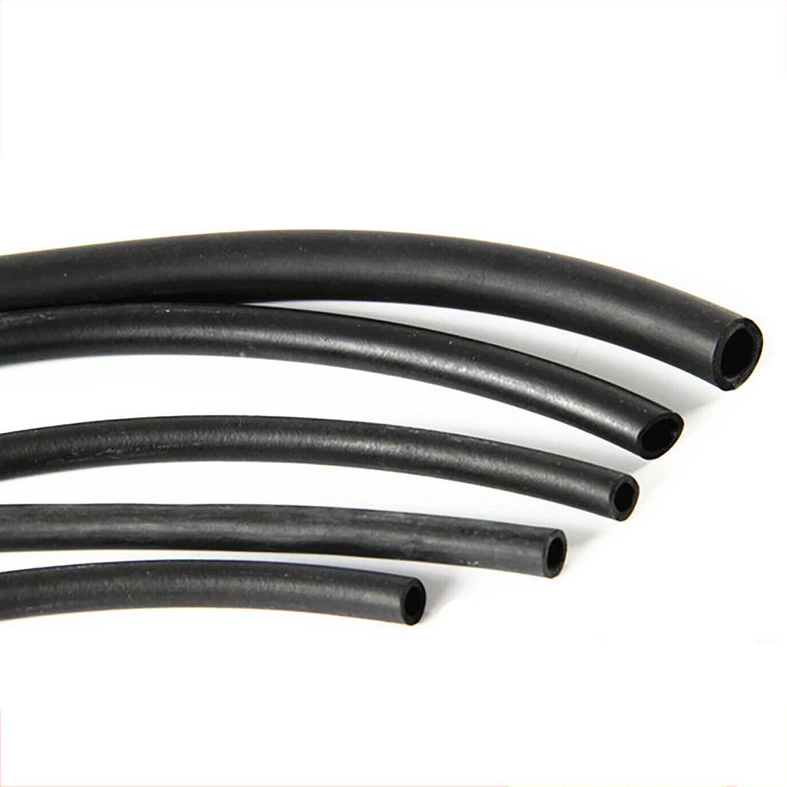 Viton Fluorine Rubber Fuel Hose — Black Fuel Line Tube ID 2–32mm, Petrol Oil Engine Pipe
