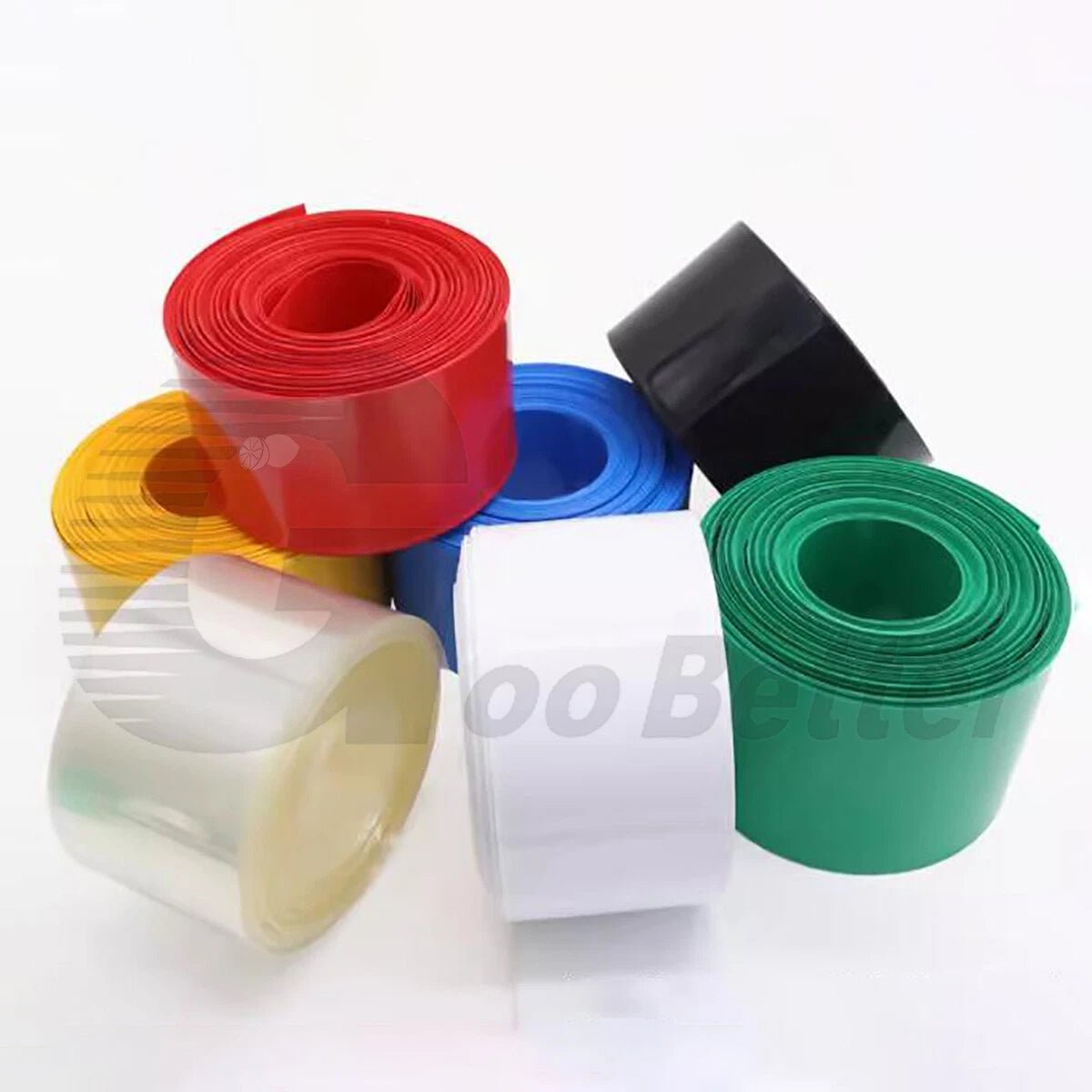 PVC Heat Shrink Tubing for RC Battery Packs — 55mm to 103mm, Multiple Colors - HomeDIYer