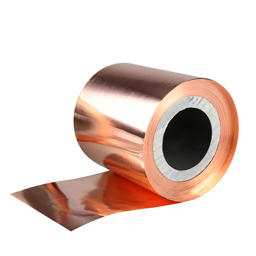 99.9% Pure Copper Cu Thin Metal Sheet Roll Foil Plate Strip T2 Thick 0.01mm-1mm