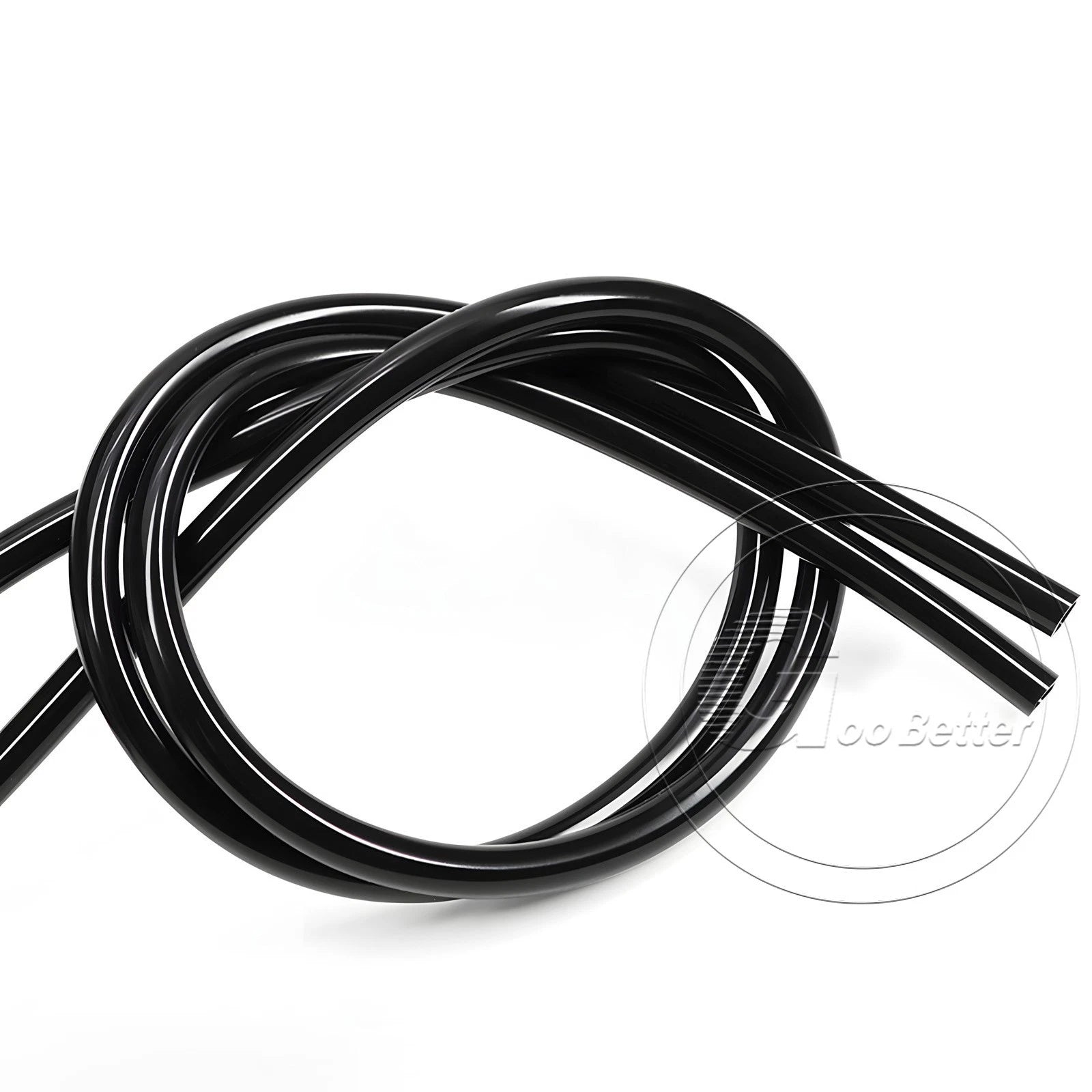 Black Silicone Rubber Tube – ID 0.5–60mm × OD 1–68mm Flexible Hose Pipe