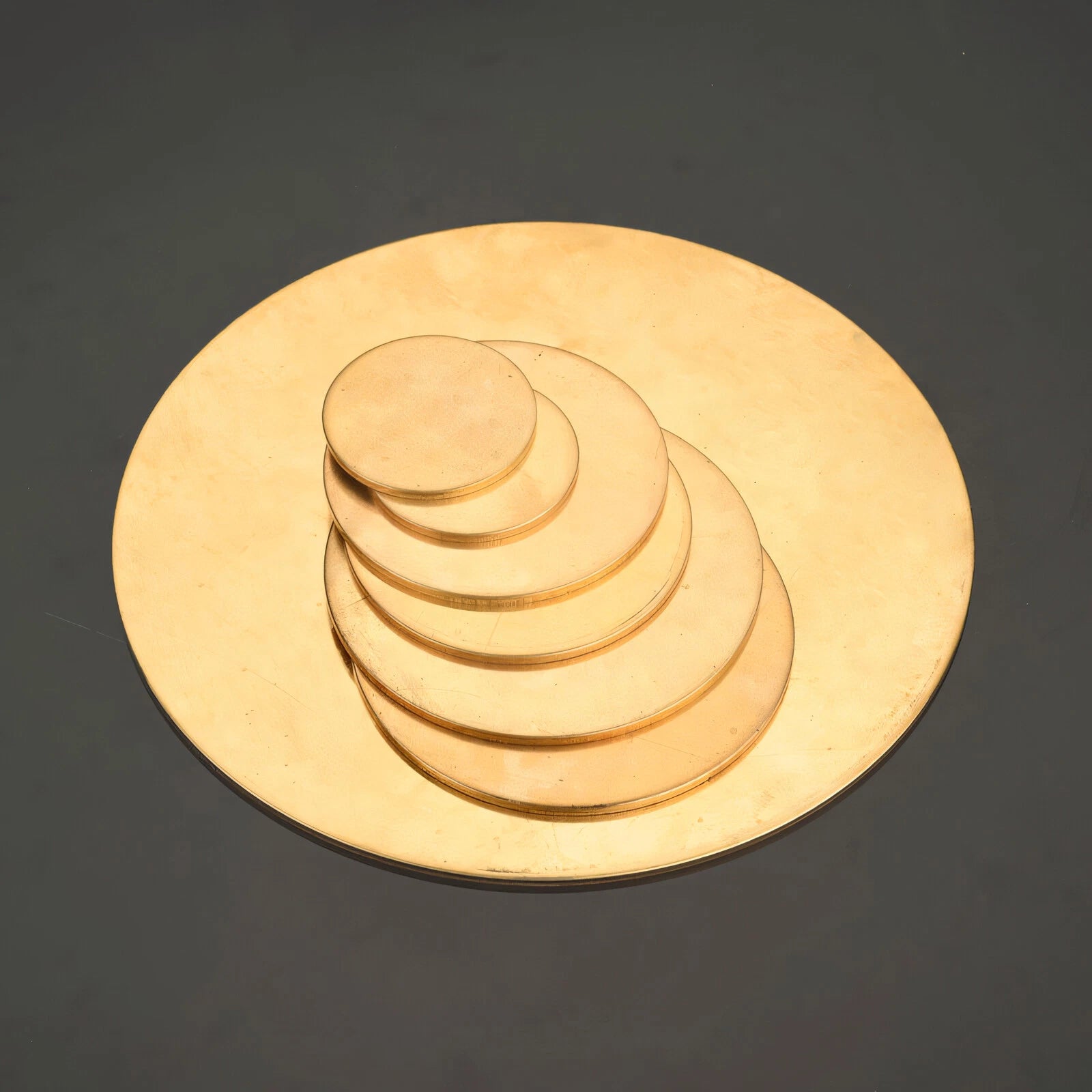 Solid Round Brass Sheet Pure Plate Blanks Metal Discs Dia 10-200mm Thick 0.5-1mm