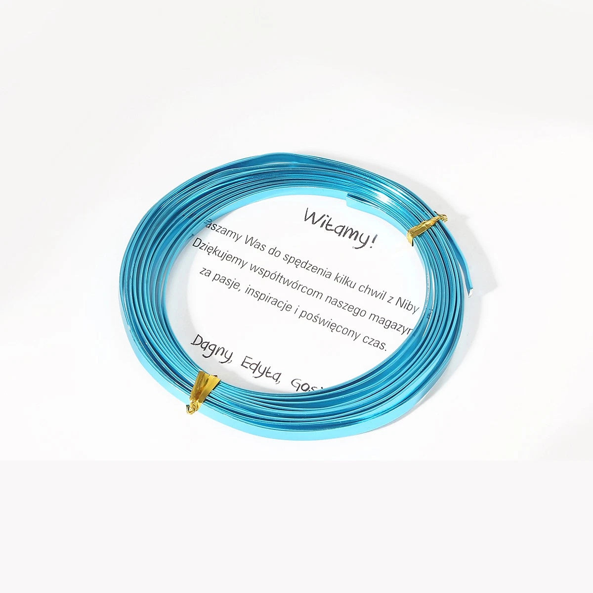 Colors Aluminum Flat Wire 5mm Bendable Metal Craft Jewelry Making Wires Strip