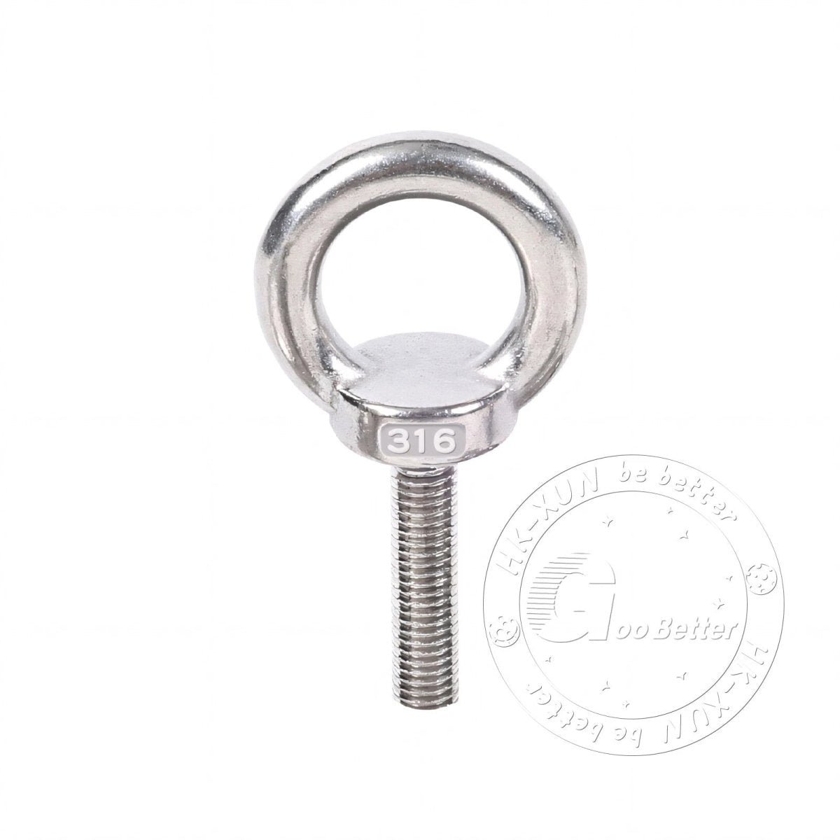 Stainless Steel Eye Bolts & Eye Nuts — A4 316 Metric Thread M6 to M36 - HomeDIYer