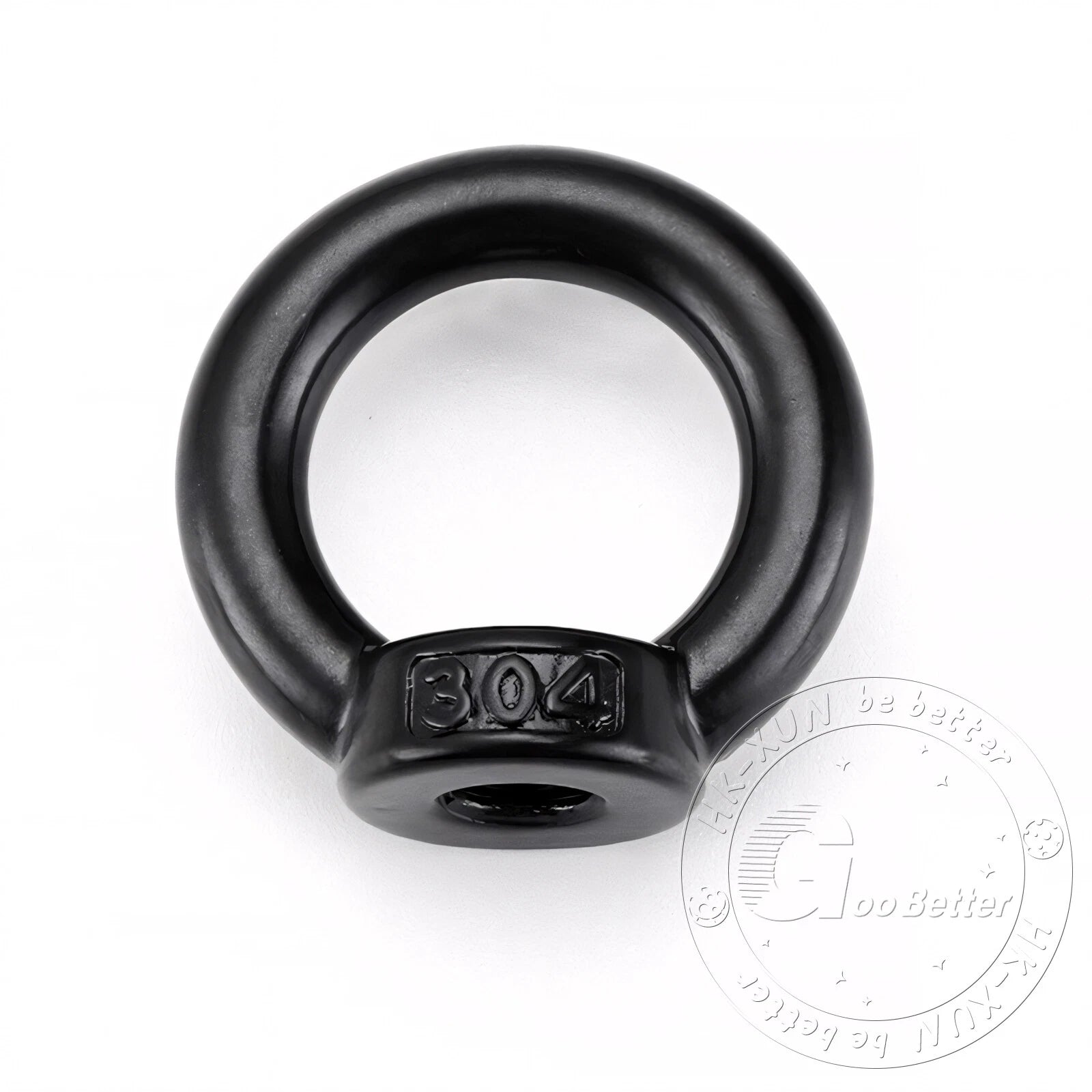 A2 304 Grade Black Stainless Steel Lifting Eye Nuts-Bolts M3 M4 M5 M6 M8 - M24