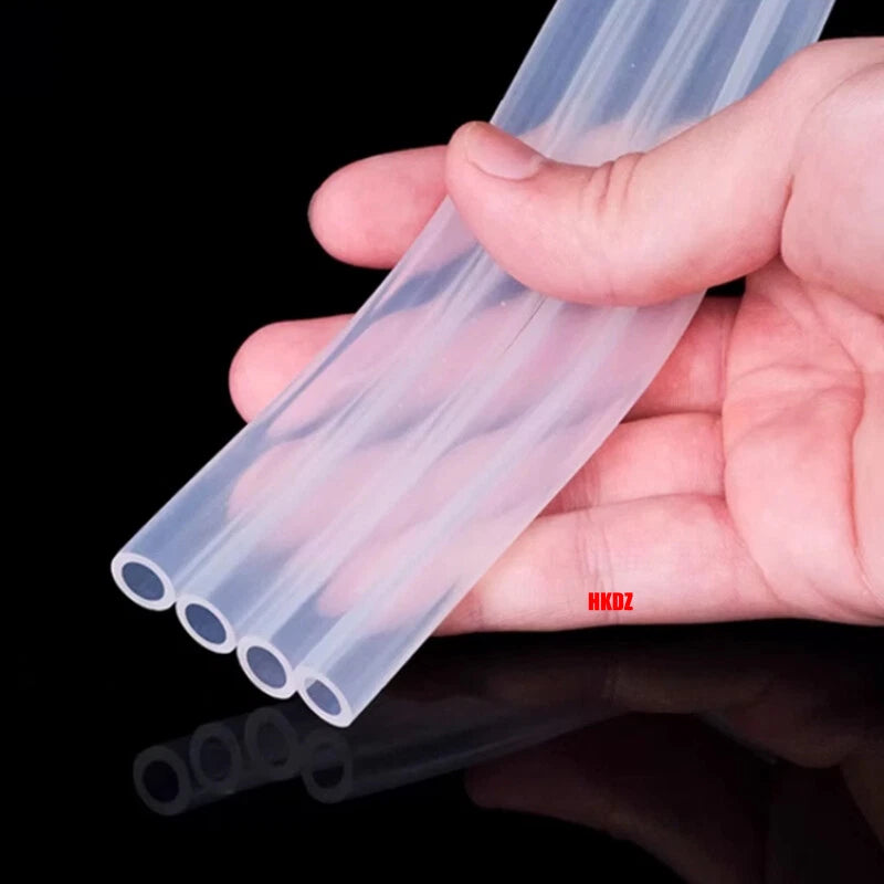 OD 4mm~44mm Food Grade Clear Silicone Rubber Soft Tube Water Milk Beer Hose Pipe
