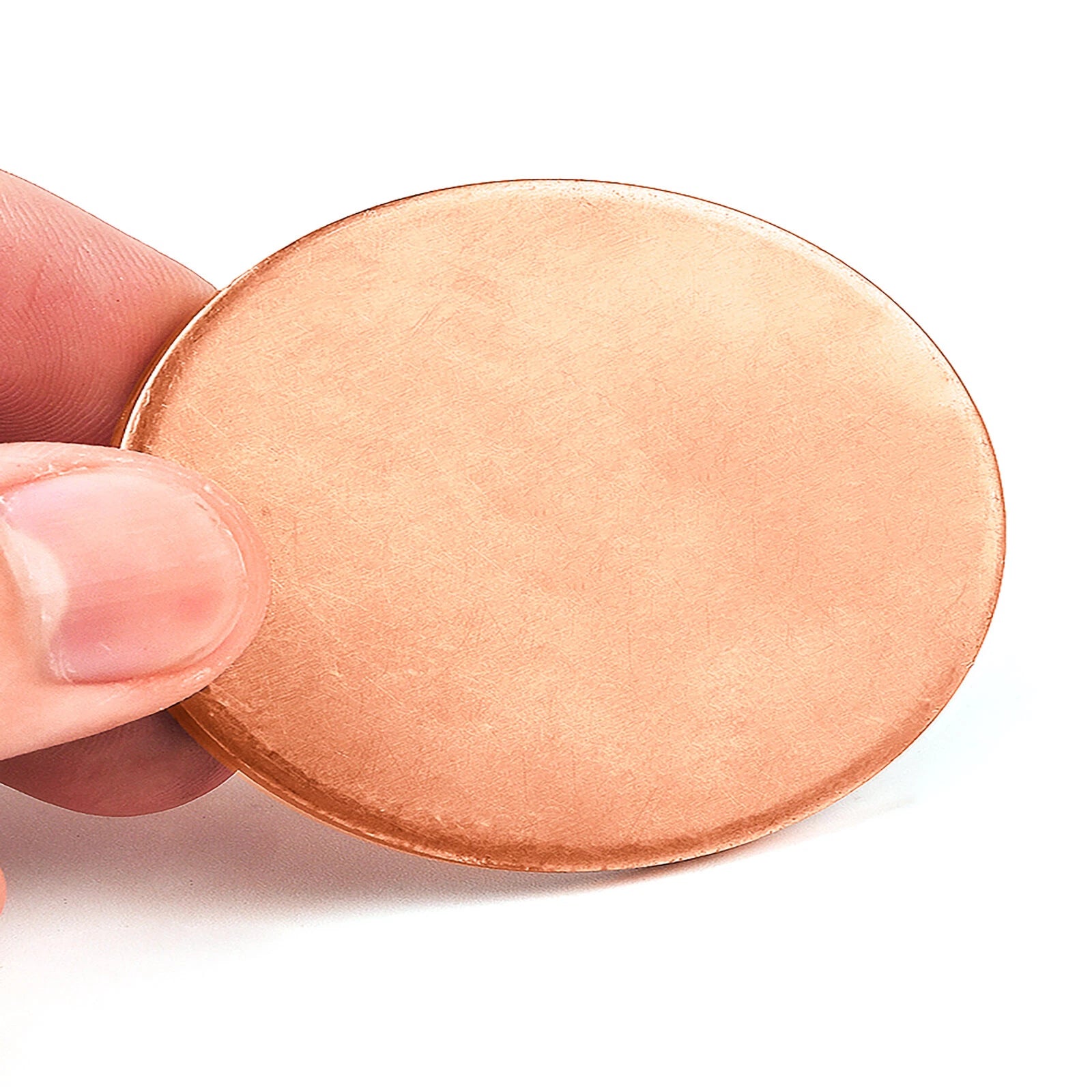 Solid Pure Copper Discs Blanks Round Plate Metal Sheet 0.5mm - 5mm Thick Cu 99.9