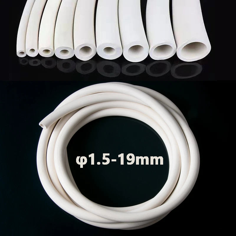 Rubber Vacuum Tube | ID 1.5–14mm, OD 13–34mm | Vacuum, Water, Air & Particle Hose