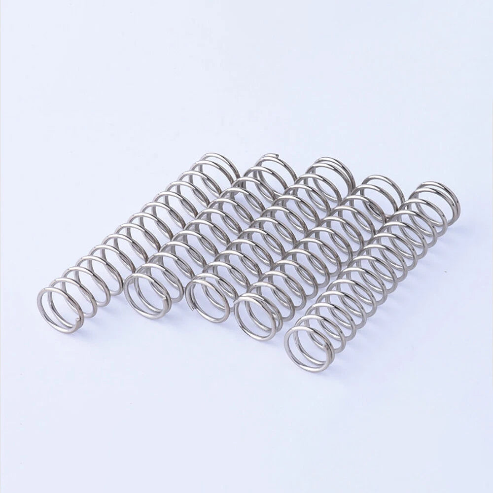 1.5mm-2.0mm Wire Dia 60-100mm Length Stainless steel Pressure Compression Spring